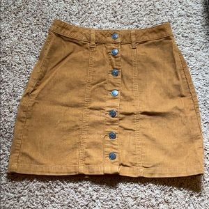 Corduroy skirt